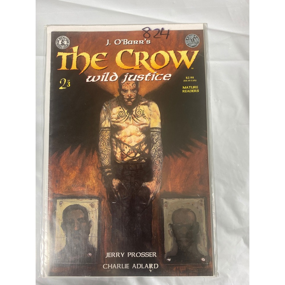 The Crow Wild Justice 2 Kitchen Sink Comix 1996 J. O'Barr Jerry Prosser Adlard